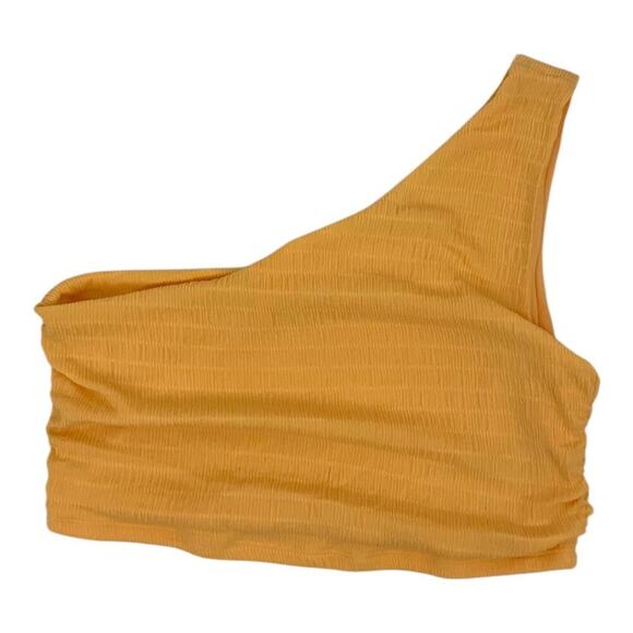 ASOS Something New Ada One Shoulder Tube Top Orange Size XL NWOT $32 MSRP - Picture 3 of 8